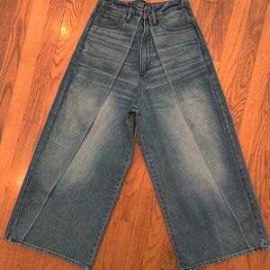 3 x 1 Women's wide-leg " two way fashion denim " size 25